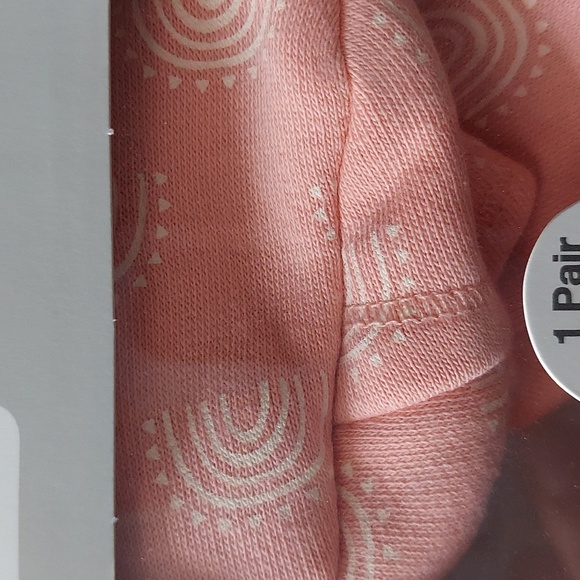 Pink Baby Rainbow Booties - Picture 2 of 2